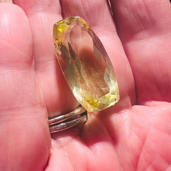Big. Bold. Beautiful. 30CT Natural Lemon Yellow Citrine. Earth Mined. - Picture 2 of 7